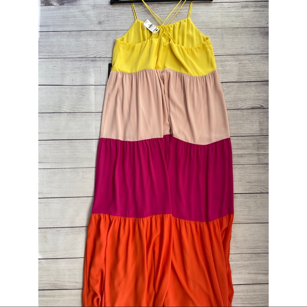EXPRESS Color Block Maxi Dress - Picture 8 of 12